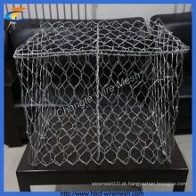 Malha de arame galvanizado hexagonal de Gabion